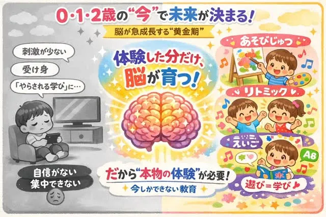 ​【知らないと損？】0〜2歳の「黄金期」をただ預けるだけで終...