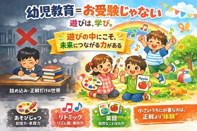 【幼児教室＝お受験、だと思っていませんか？🧠✨】